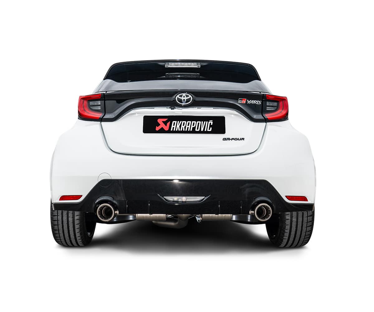 Akrapovič toyota gr yaris slip-on race line exhaust system 2 Akrapovič toyota gr yaris slip-on race line exhaust system - image 2