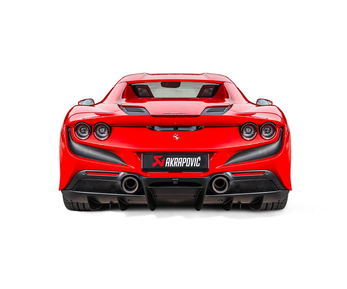 Akrapovič ferrari f8 tributo/spyder evolution line titanium exhaust system 4 Akrapovič ferrari f8 tributo/spyder evolution line titanium exhaust system - image 4