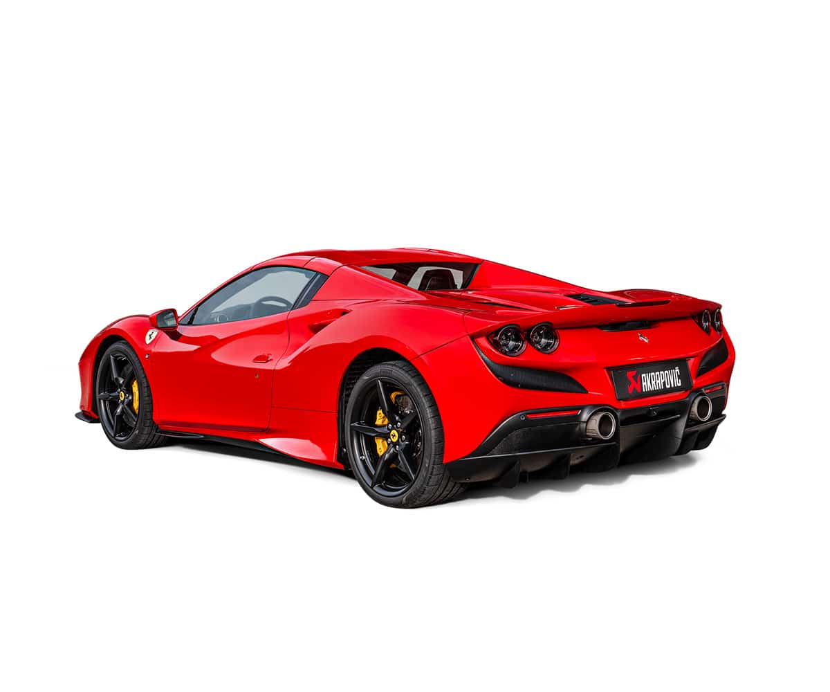 Akrapovič ferrari f8 tributo/spyder evolution line titanium exhaust system 3 Akrapovič ferrari f8 tributo/spyder evolution line titanium exhaust system - image 3