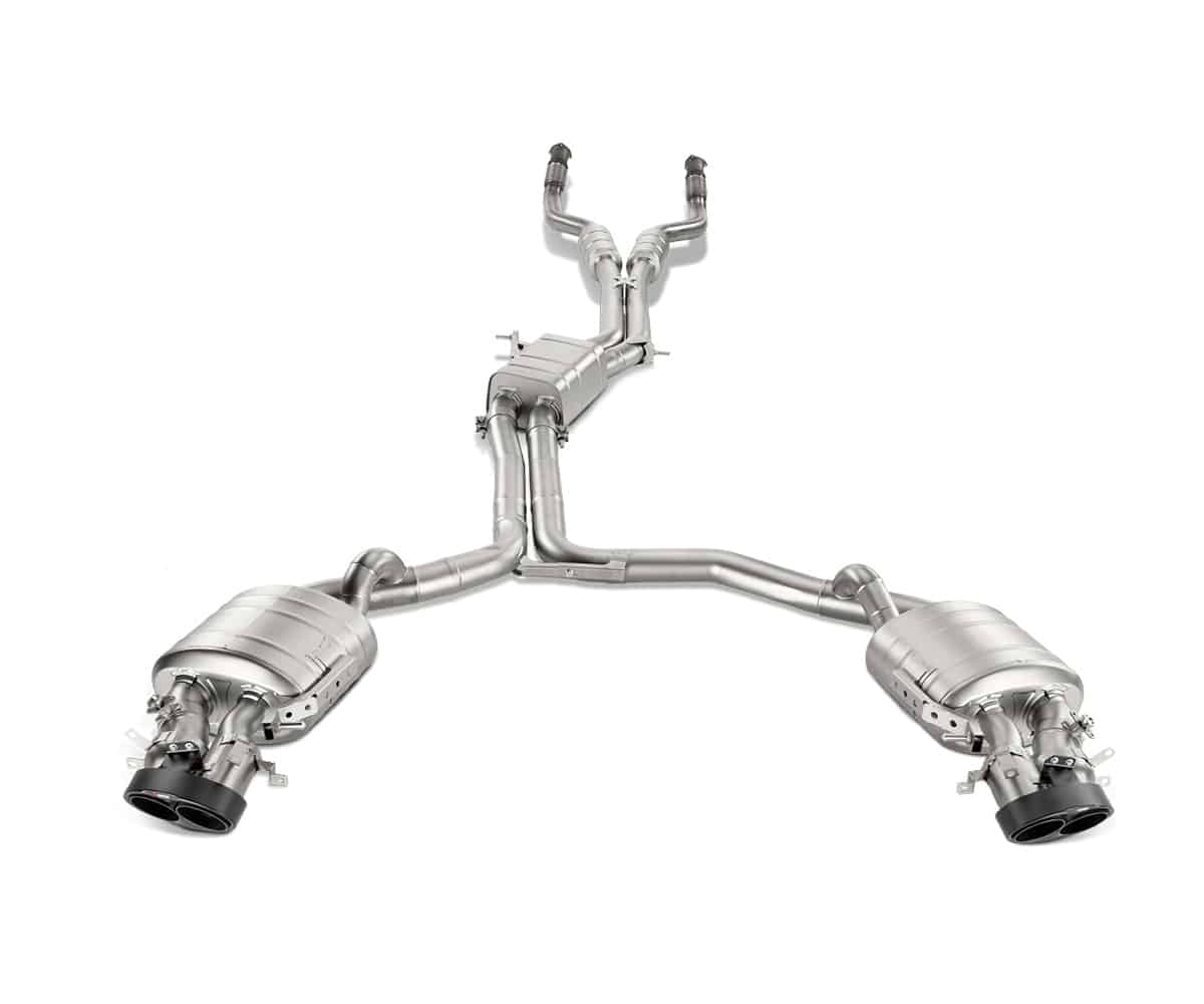 Akrapovič audi rs7 (c7) evolution line titanium exhaust system 2 Akrapovič audi rs7 (c7) evolution line titanium exhaust system - image 2