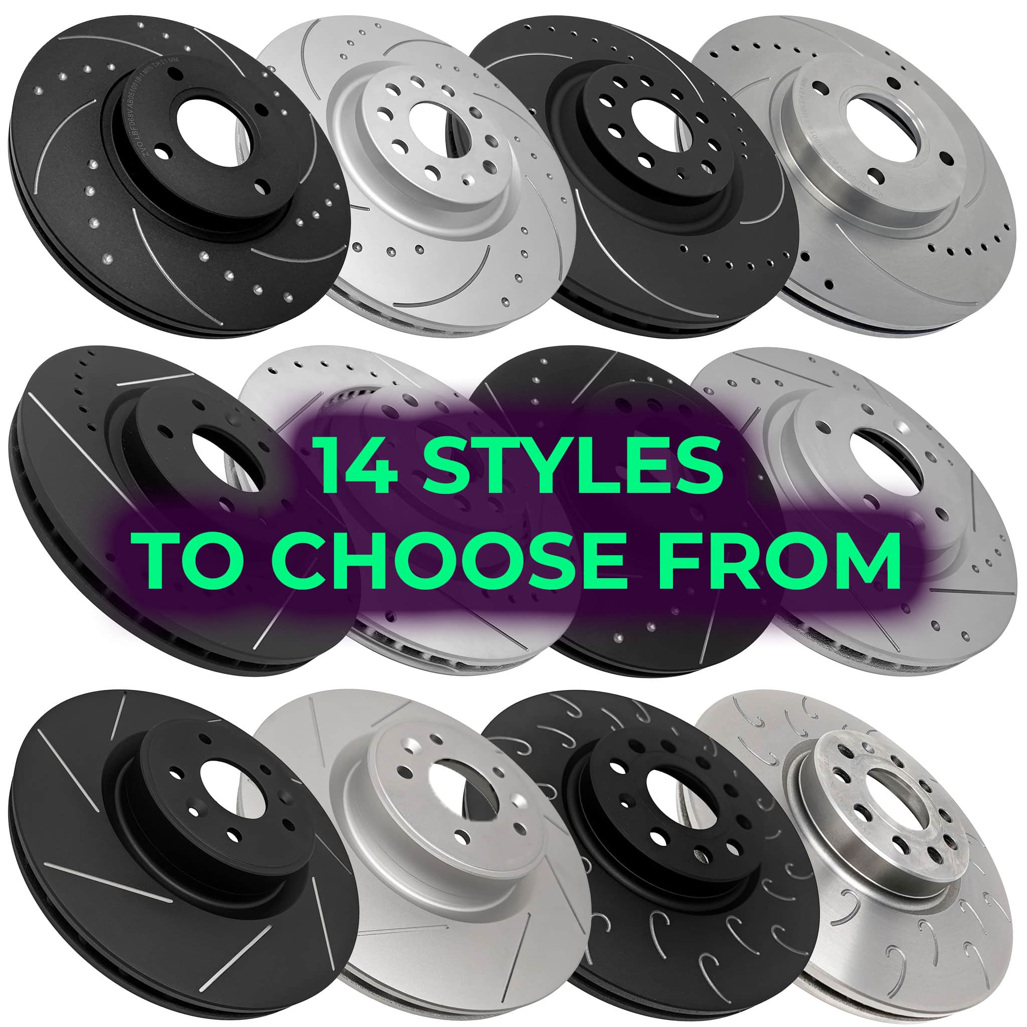 Probite front brake discs (pair) 340mm - vag fitment 2 Probite front brake discs (pair) 340mm - vag fitment - image 2