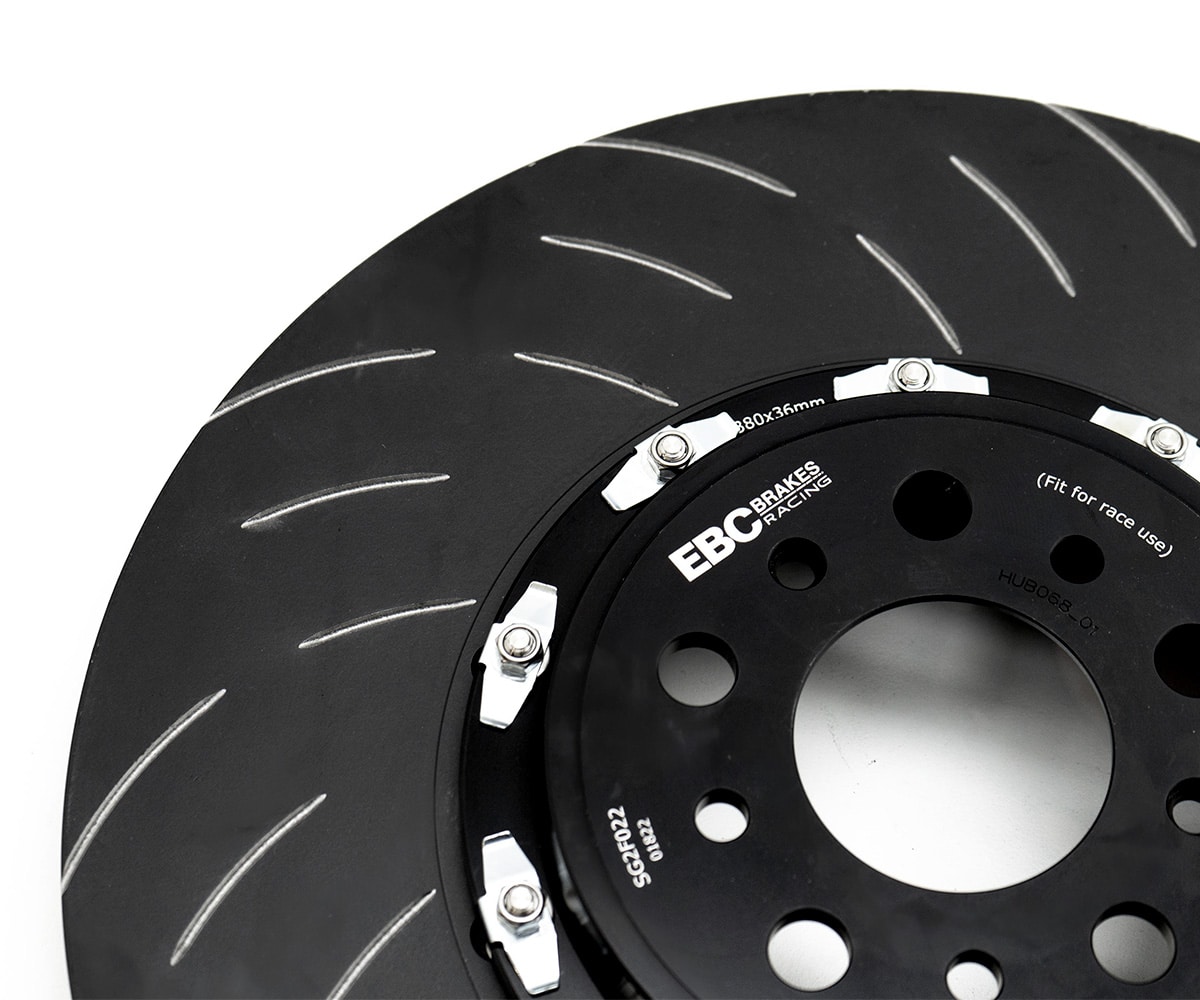 Ebc brakes 2-piece 370mm floating front brake discs (pair) - audi rs3 (8v) sportback - sg2f036 3 Ebc brakes 2-piece 370mm floating front brake discs (pair) - audi rs3 (8v) sportback - sg2f036 - image 3