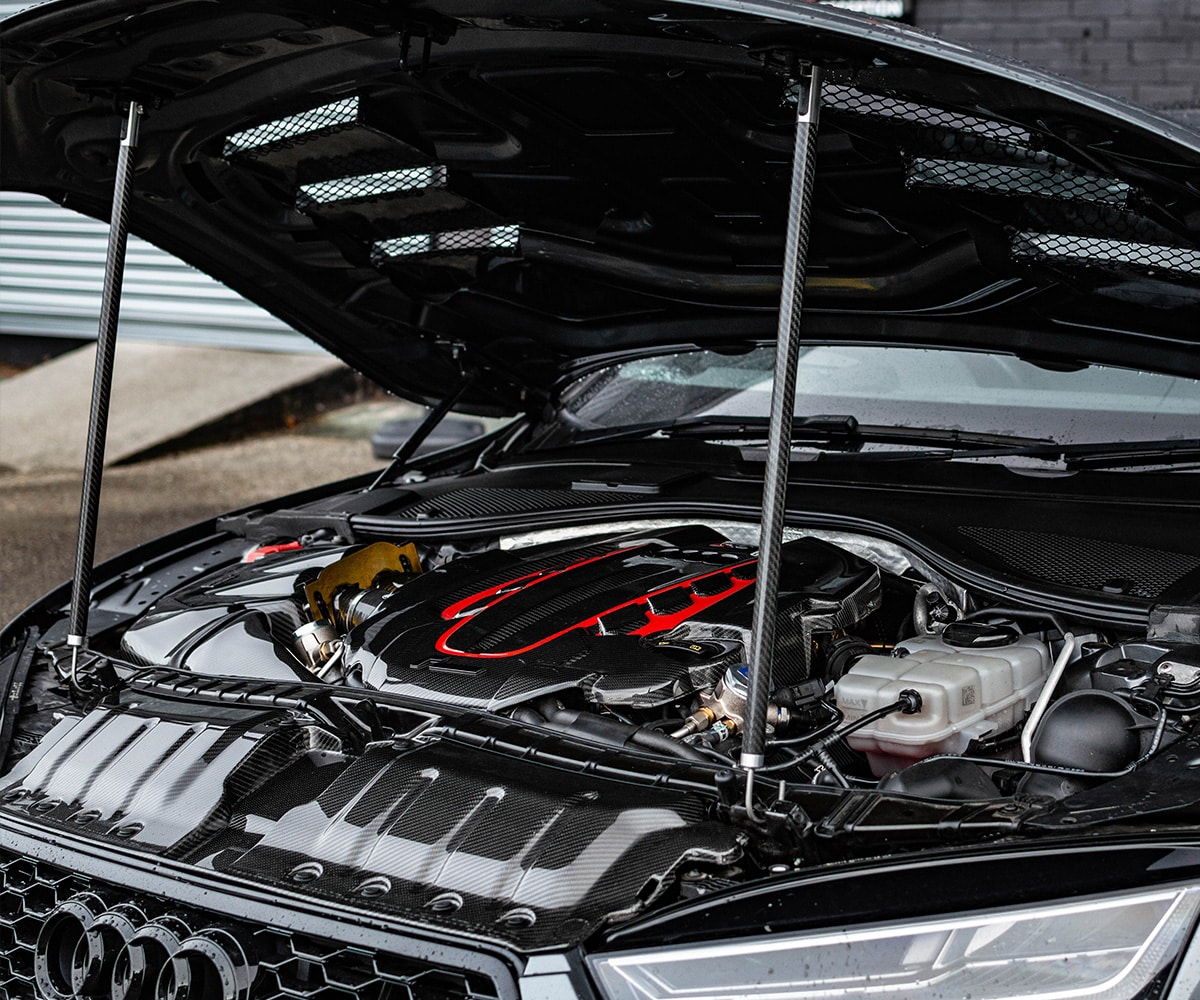 Pro props 'black edition' carbon fibre bonnet prop 4 Pro props 'black edition' carbon fibre bonnet prop - image 4