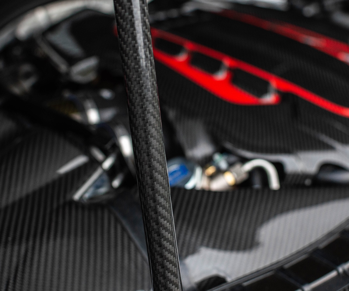 Pro props 'black edition' carbon fibre bonnet prop 8 Pro props 'black edition' carbon fibre bonnet prop - image 8