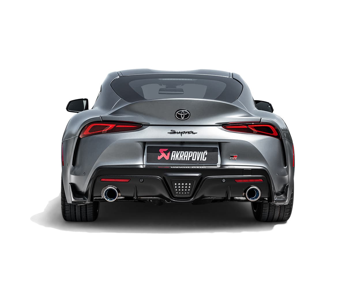 Akrapovič toyota supra slip-on line exhaust system 3 Akrapovič toyota supra slip-on line exhaust system - image 3
