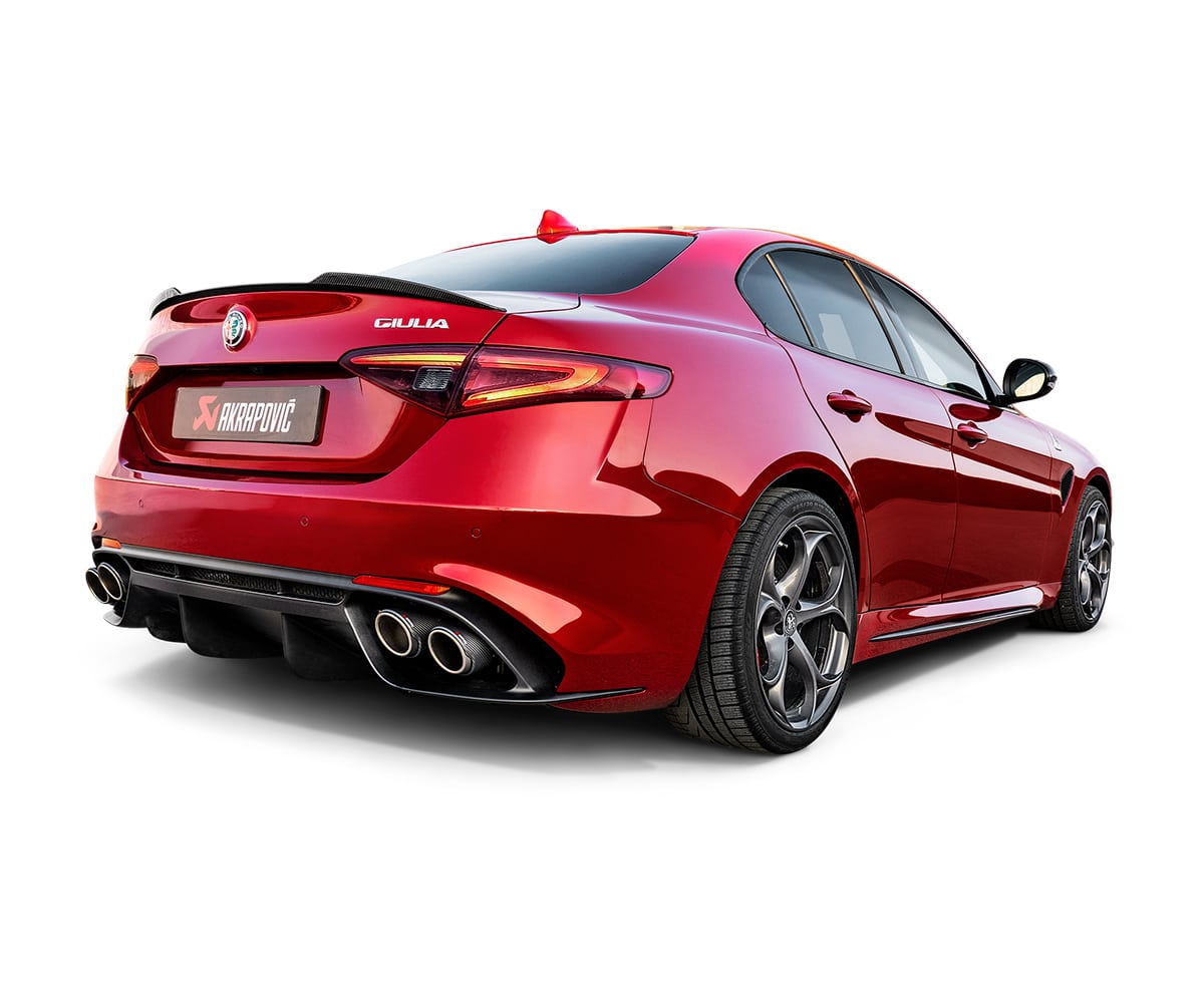Akrapovič alfa romeo giulia quadrifoglio slip-on exhaust system 4 Akrapovič alfa romeo giulia quadrifoglio slip-on exhaust system - image 4