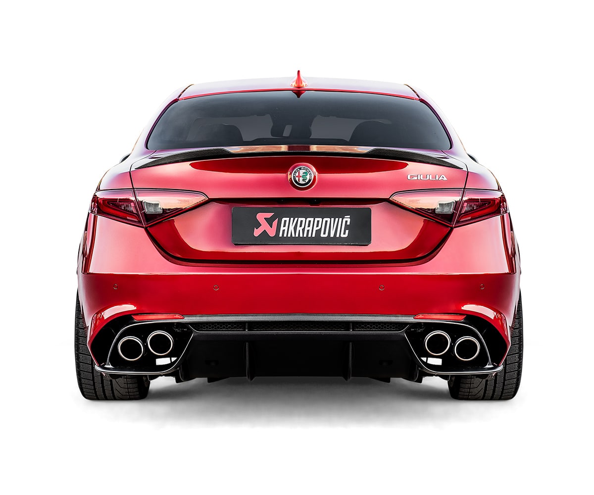 Akrapovič alfa romeo giulia quadrifoglio slip-on exhaust system 5 Akrapovič alfa romeo giulia quadrifoglio slip-on exhaust system - image 5