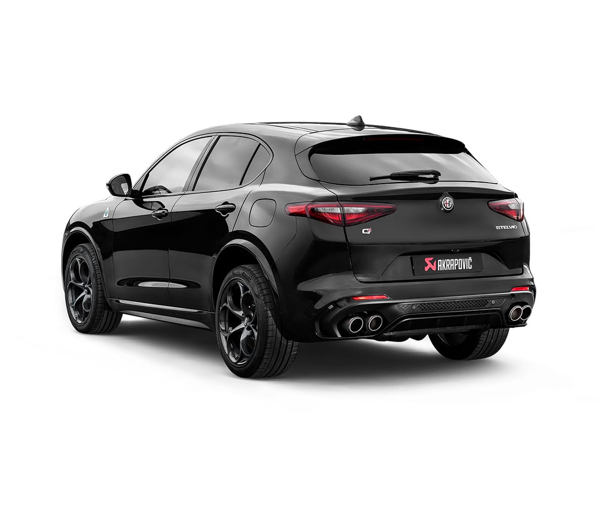 Akrapovič alfa romeo selvio quadrifoglio slip-on exhaust system 4 Akrapovič alfa romeo selvio quadrifoglio slip-on exhaust system - image 4
