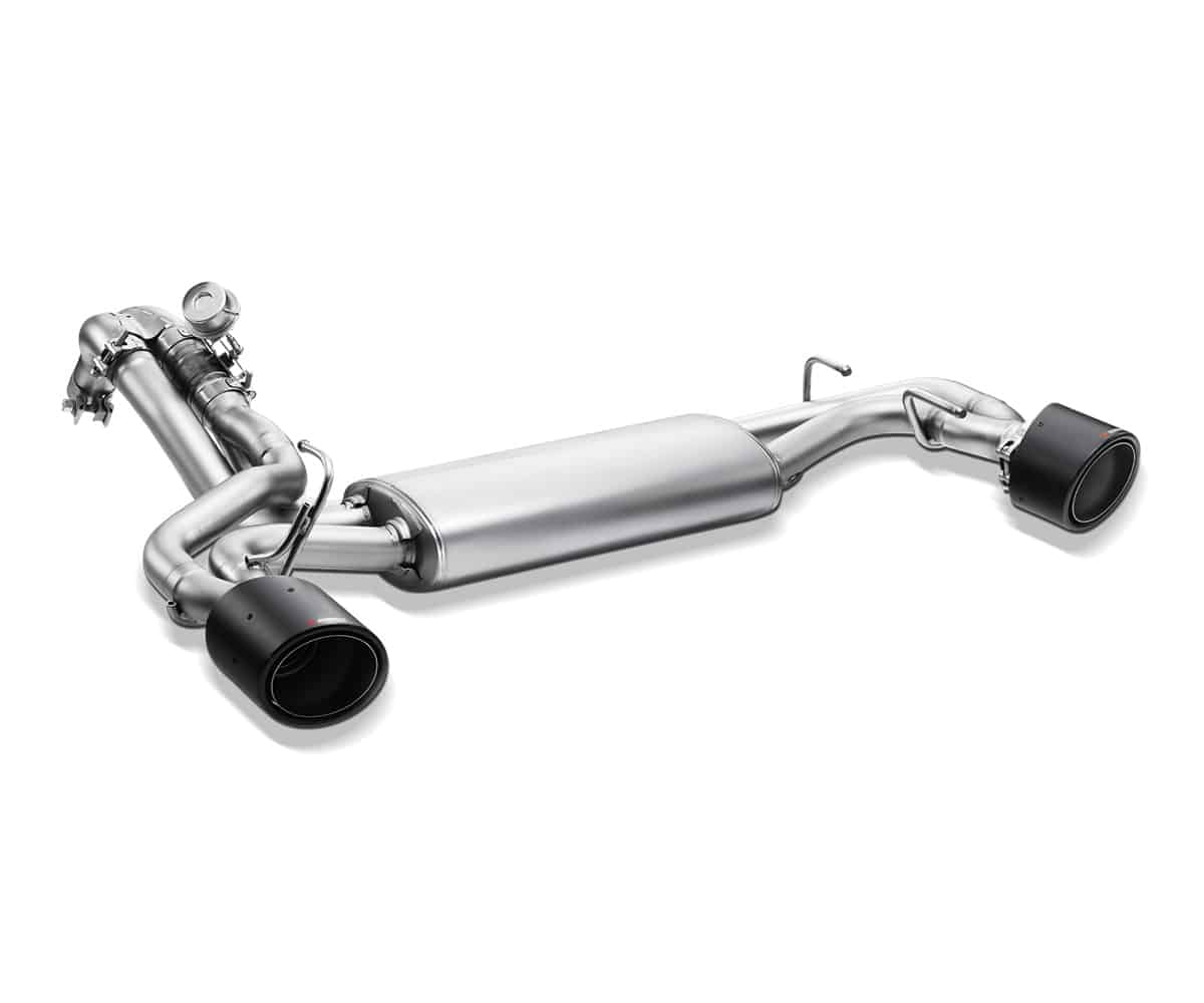 Akrapovič abarth 500/500c slip-on line exhaust system 2 Akrapovič abarth 500/500c slip-on line exhaust system - image 2