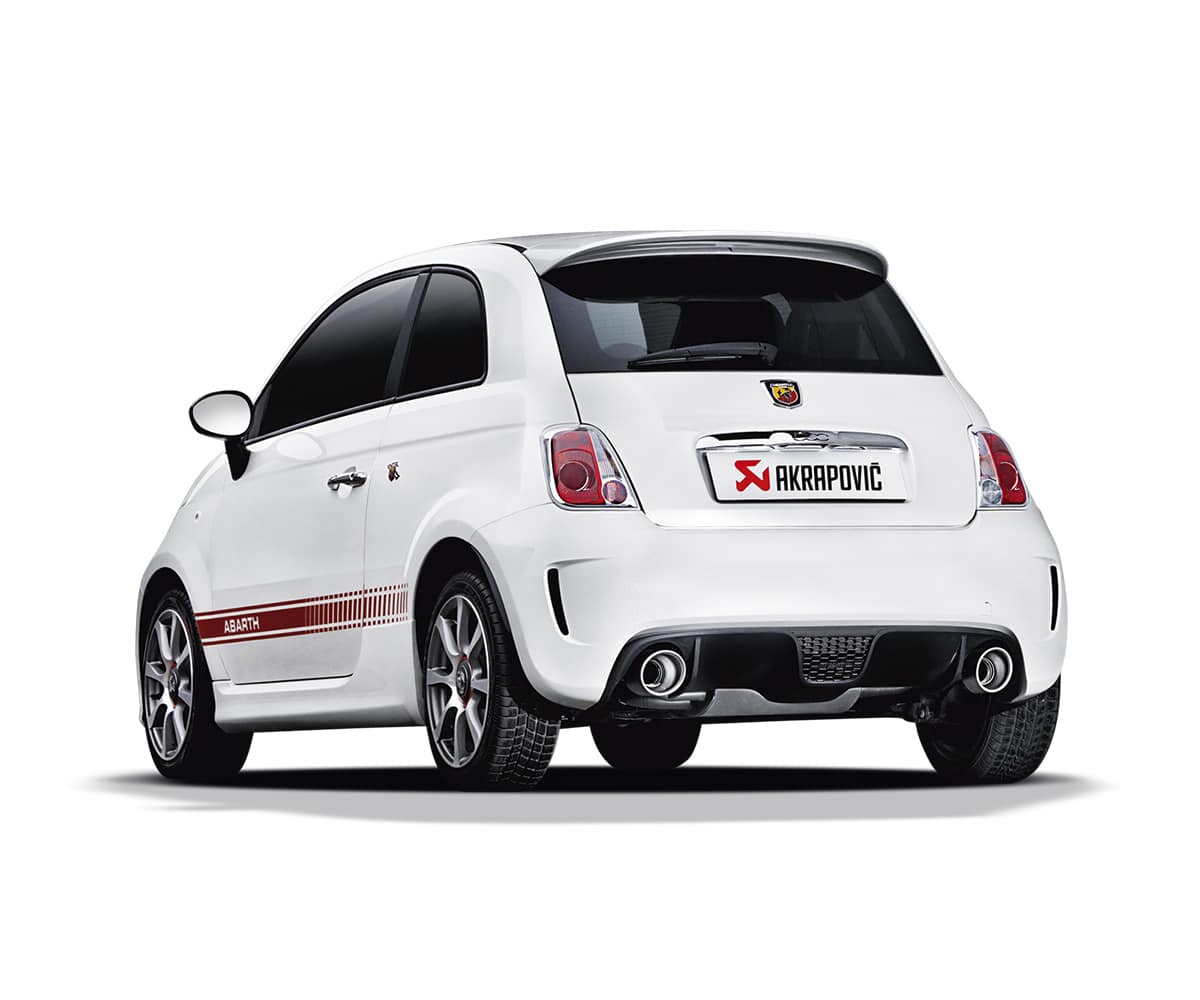 Akrapovič abarth 500/500c slip-on line exhaust system 3 Akrapovič abarth 500/500c slip-on line exhaust system - image 3