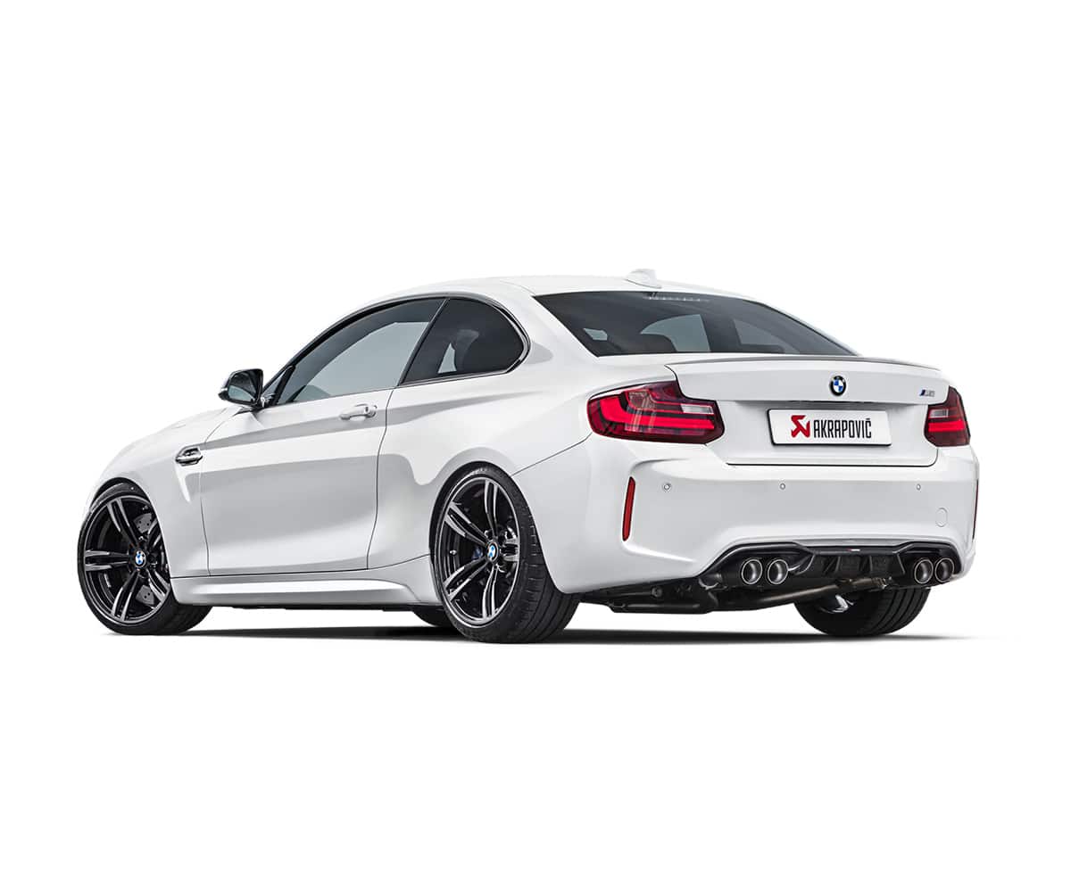 Akrapovič bmw m2 (f87) evolution exhaust system 2 Akrapovič bmw m2 (f87) evolution exhaust system - image 2