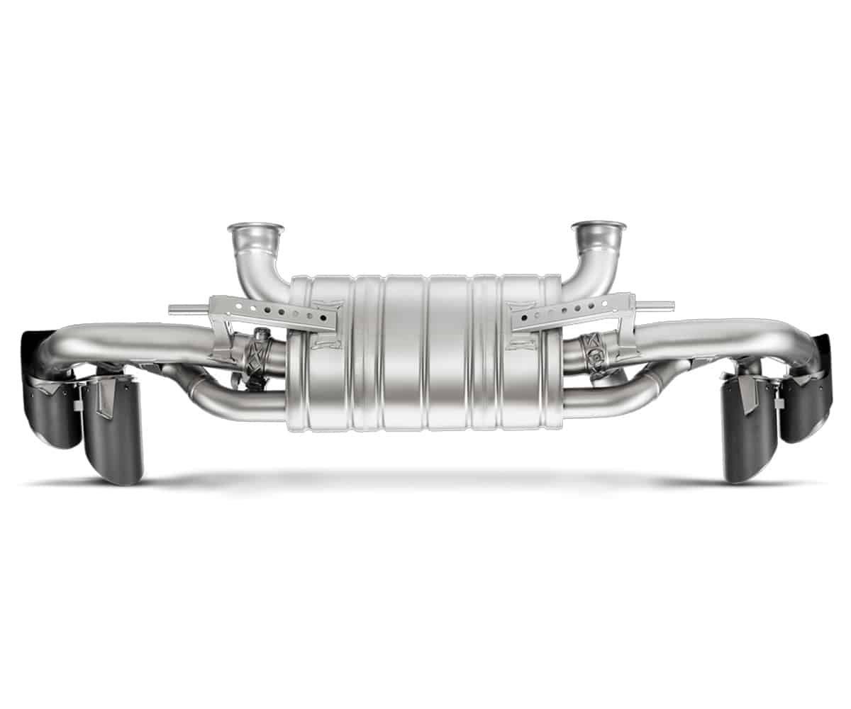 Akrapovič lamborghini huracán lp 610-4 coupé/spyder slip-on race line titanium exhaust system 3 Akrapovič lamborghini huracán lp 610-4 coupé/spyder slip-on race line titanium exhaust system - image 3