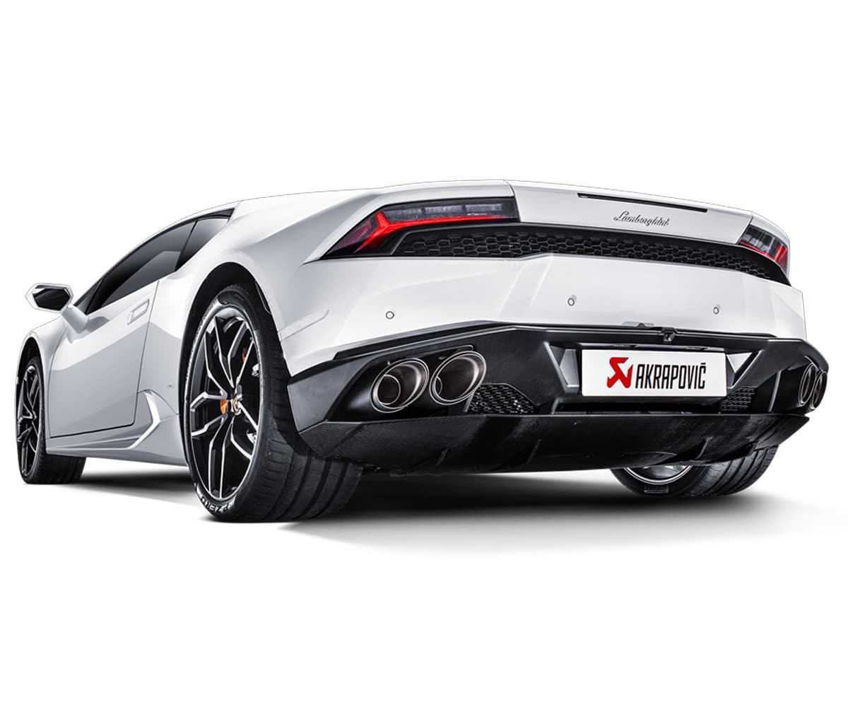 Akrapovič lamborghini huracán lp 610-4 coupé/spyder slip-on race line titanium exhaust system 6 Akrapovič lamborghini huracán lp 610-4 coupé/spyder slip-on race line titanium exhaust system - image 6