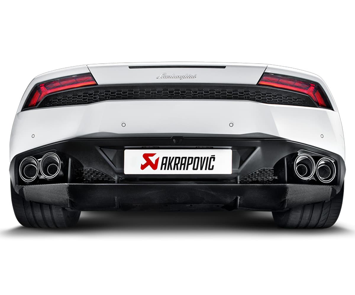 Akrapovič lamborghini huracán lp 610-4 coupé/spyder slip-on race line titanium exhaust system 7 Akrapovič lamborghini huracán lp 610-4 coupé/spyder slip-on race line titanium exhaust system - image 7