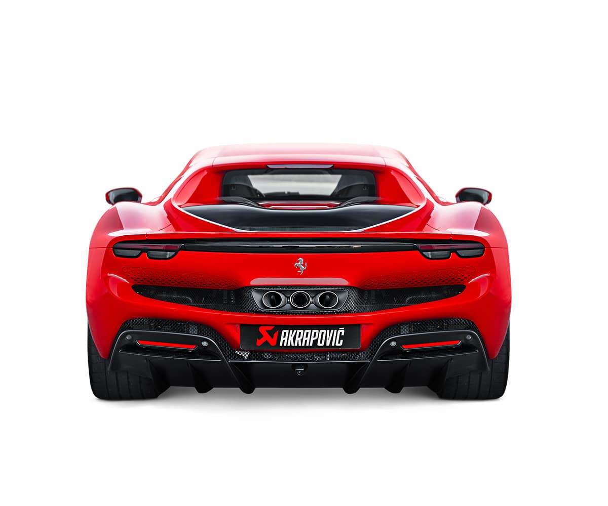 Akrapovič ferrari 296gtb slip-on race line exhaust system 3 Akrapovič ferrari 296gtb slip-on race line exhaust system - image 3