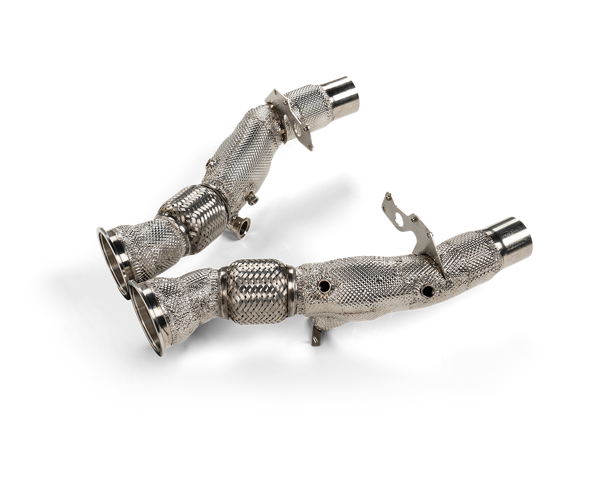 Akrapovič ferrari 296gtb link pipe set 1 Akrapovič ferrari 296gtb link pipe set