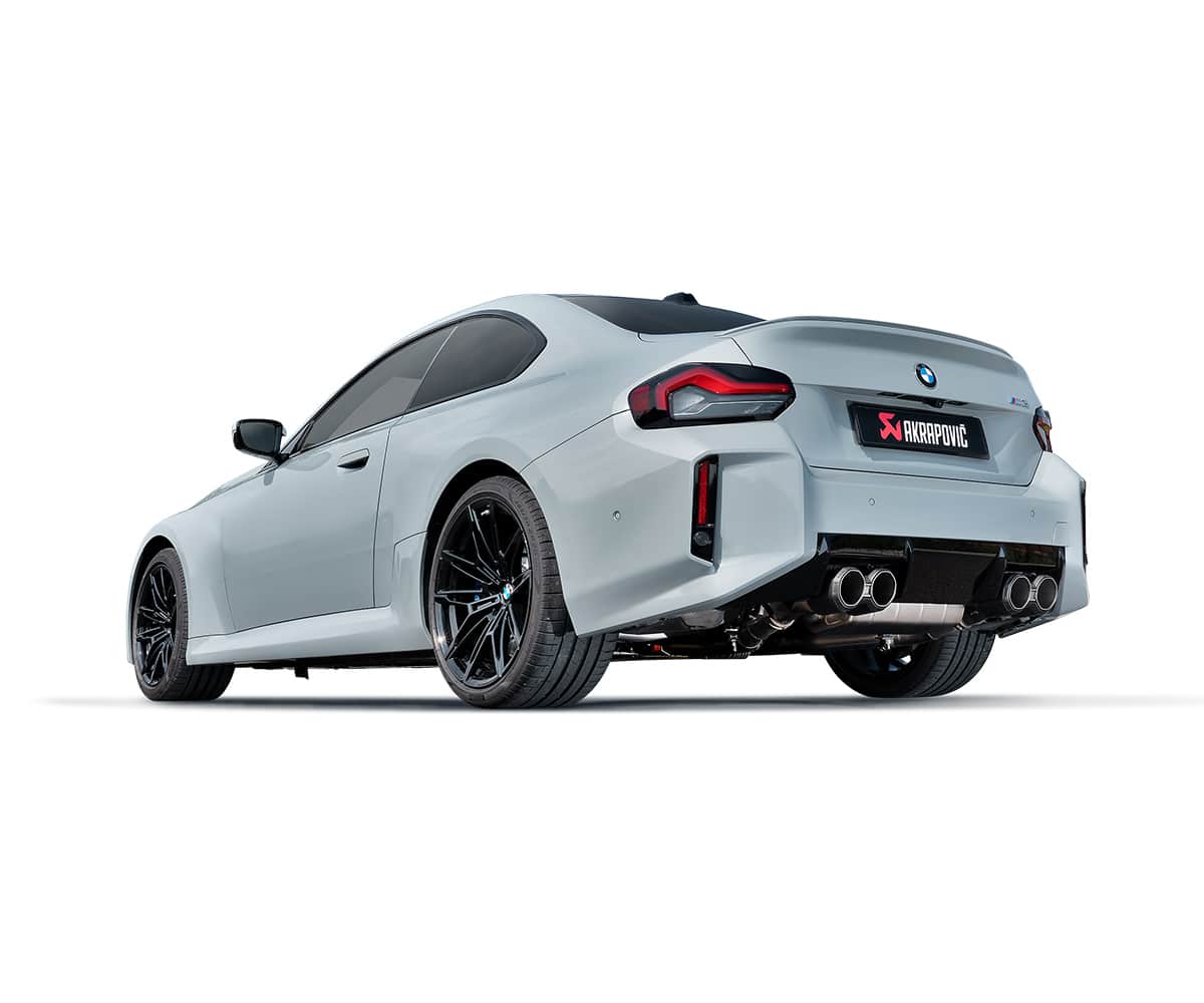 Akrapovič bmw m2 (g87) slip-on line exhaust system 2 Akrapovič bmw m2 (g87) slip-on line exhaust system - image 2