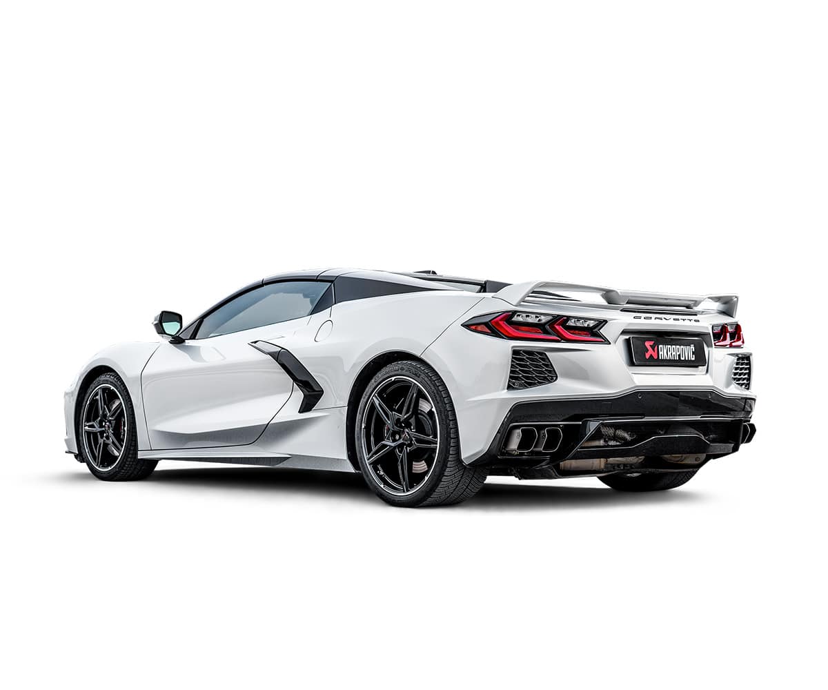 Akrapovič chevrolet corvette stingray (c8) slip-on line exhaust system 2 Akrapovič chevrolet corvette stingray (c8) slip-on line exhaust system - image 2