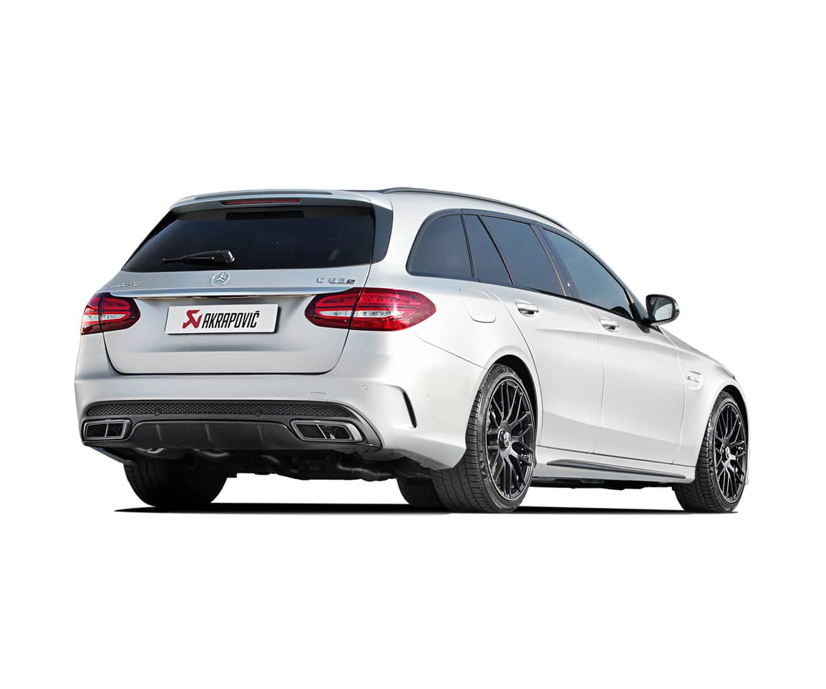 Akrapovič mercedes-amg c63 saloon/estate (w205/s205) evolution exhaust system 3 Akrapovič mercedes-amg c63 saloon/estate (w205/s205) evolution exhaust system - image 3