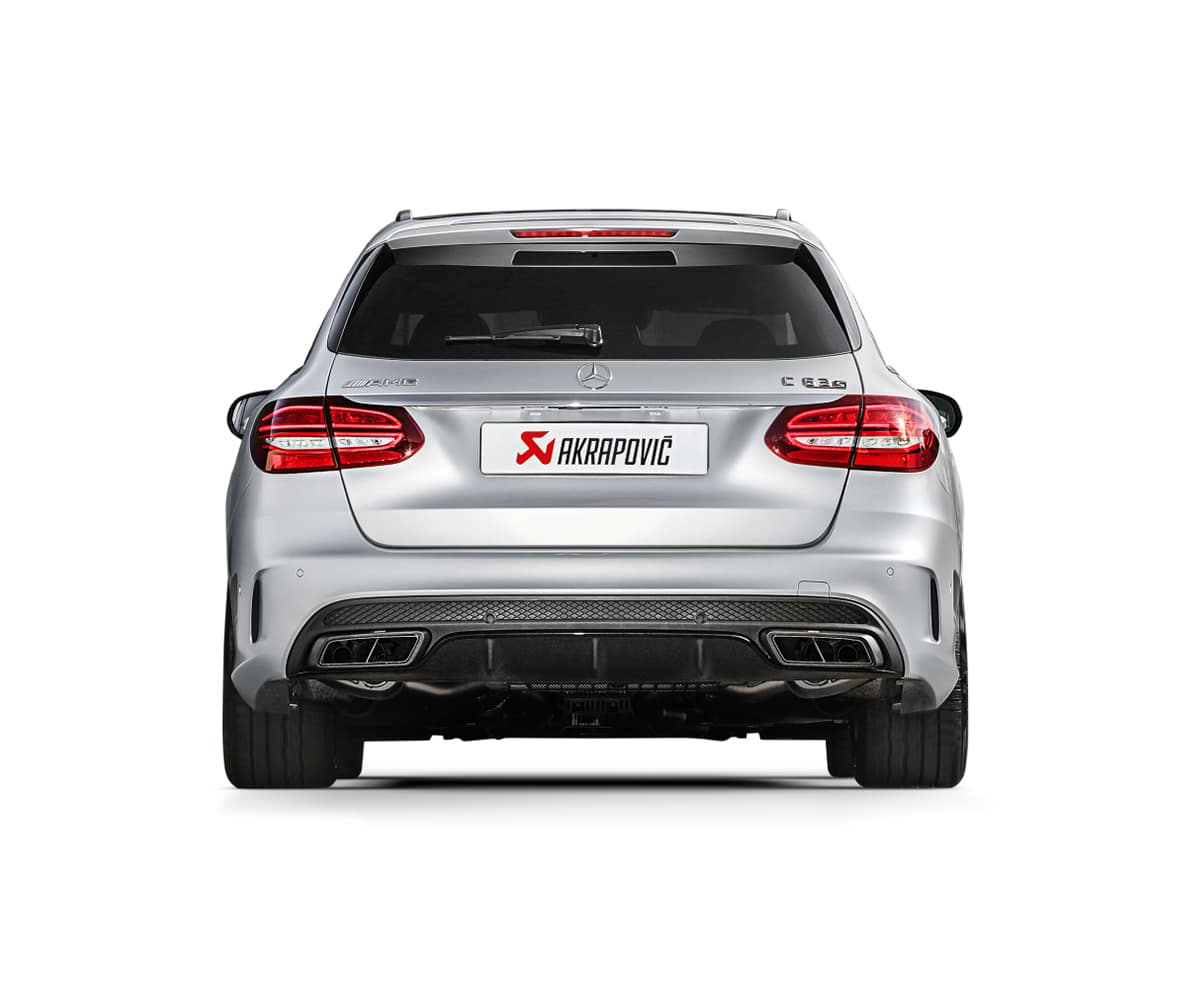 Akrapovič mercedes-amg c63 saloon/estate (w205/s205) evolution exhaust system 4 Akrapovič mercedes-amg c63 saloon/estate (w205/s205) evolution exhaust system - image 4