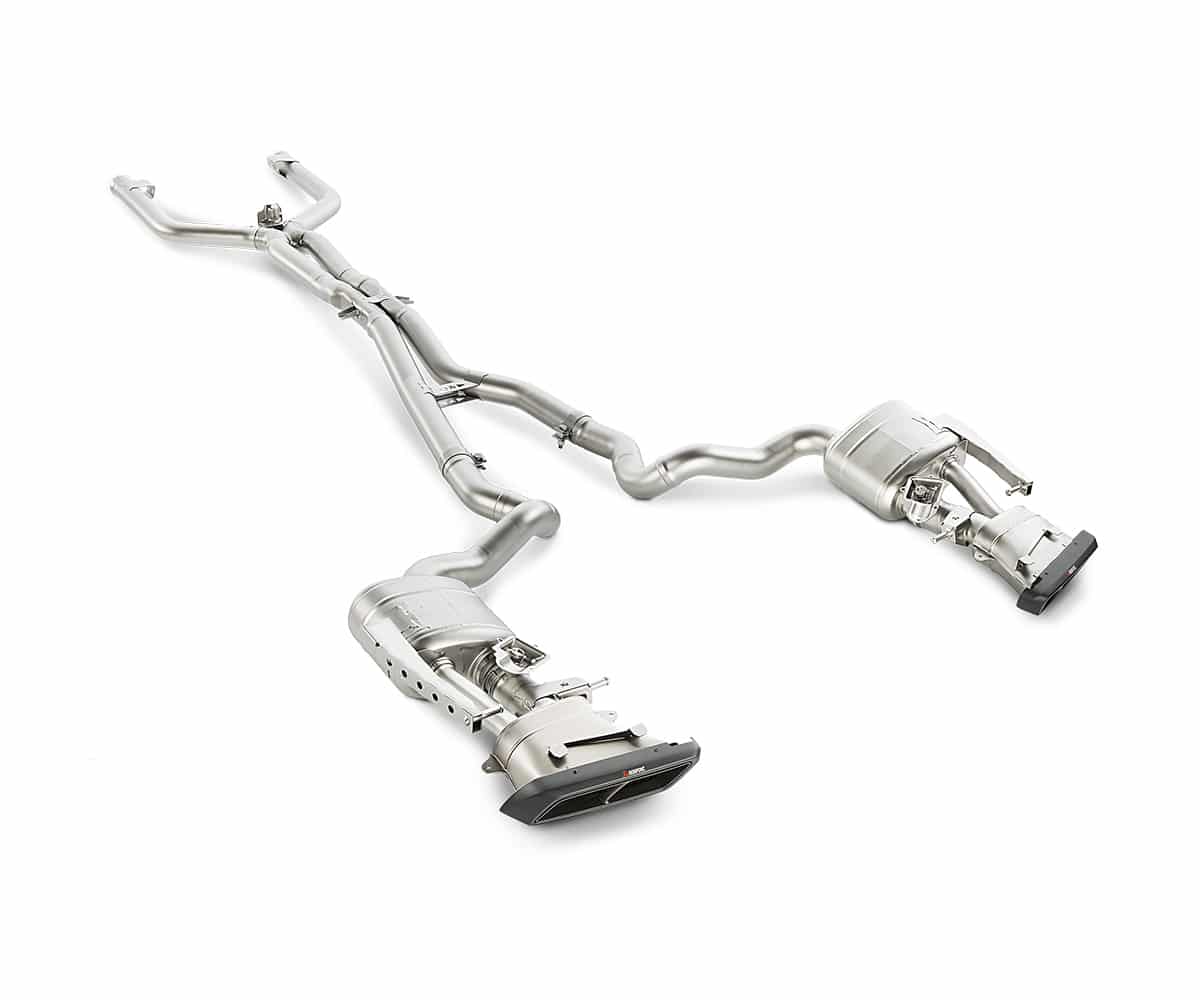 Akrapovič mercedes-amg c63 saloon/estate (w205/s205) evolution exhaust system 1 Akrapovič mercedes-amg c63 saloon/estate (w205/s205) evolution exhaust system