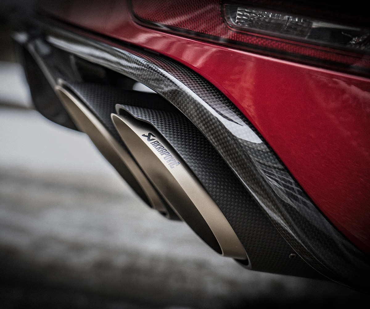 Akrapovič porsche macan gts/turbo evolution exhaust system 2 Akrapovič porsche macan gts/turbo evolution exhaust system - image 2