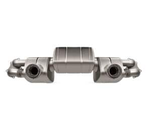 Akrapovič Porsche Cayman GT4/Boxster Spyder (718) Slip-On Race Line Exhaust System 02/20+