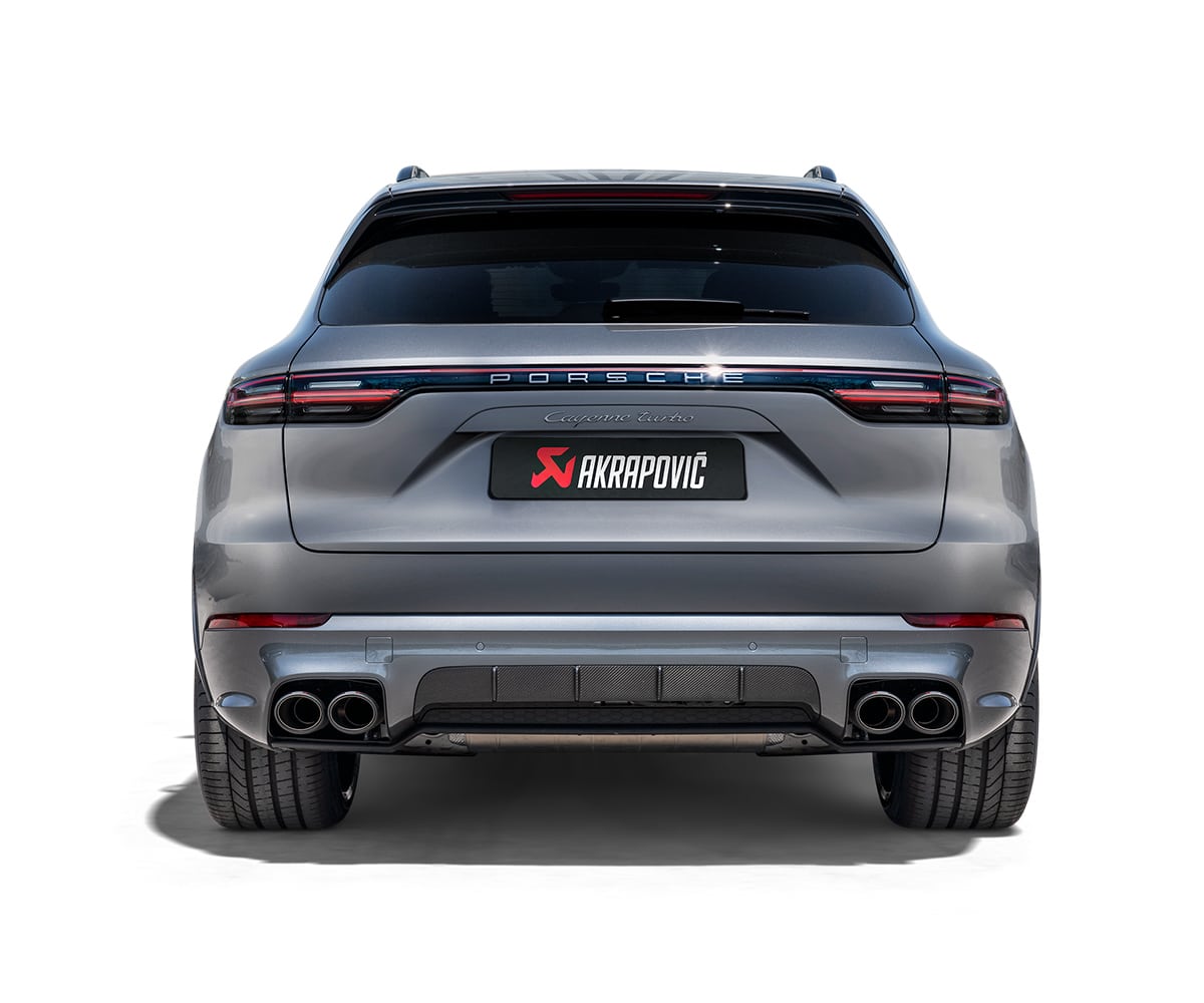 Akrapovič porsche cayenne turbo/gts/turbo s e-hybrid/coupe (536) opf/gpf evolution line exhaust system 2 Akrapovič porsche cayenne turbo/gts/turbo s e-hybrid/coupe (536) opf/gpf evolution line exhaust system - image 2
