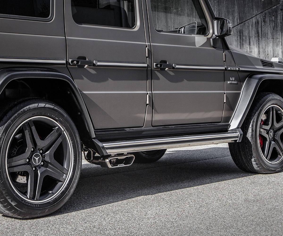 Akrapovič mercedes g63 amg/g 500 (w463) 2015-2018 evolution line exhaust system 2 Akrapovič mercedes g63 amg/g 500 (w463) 2015-2018 evolution line exhaust system - image 2