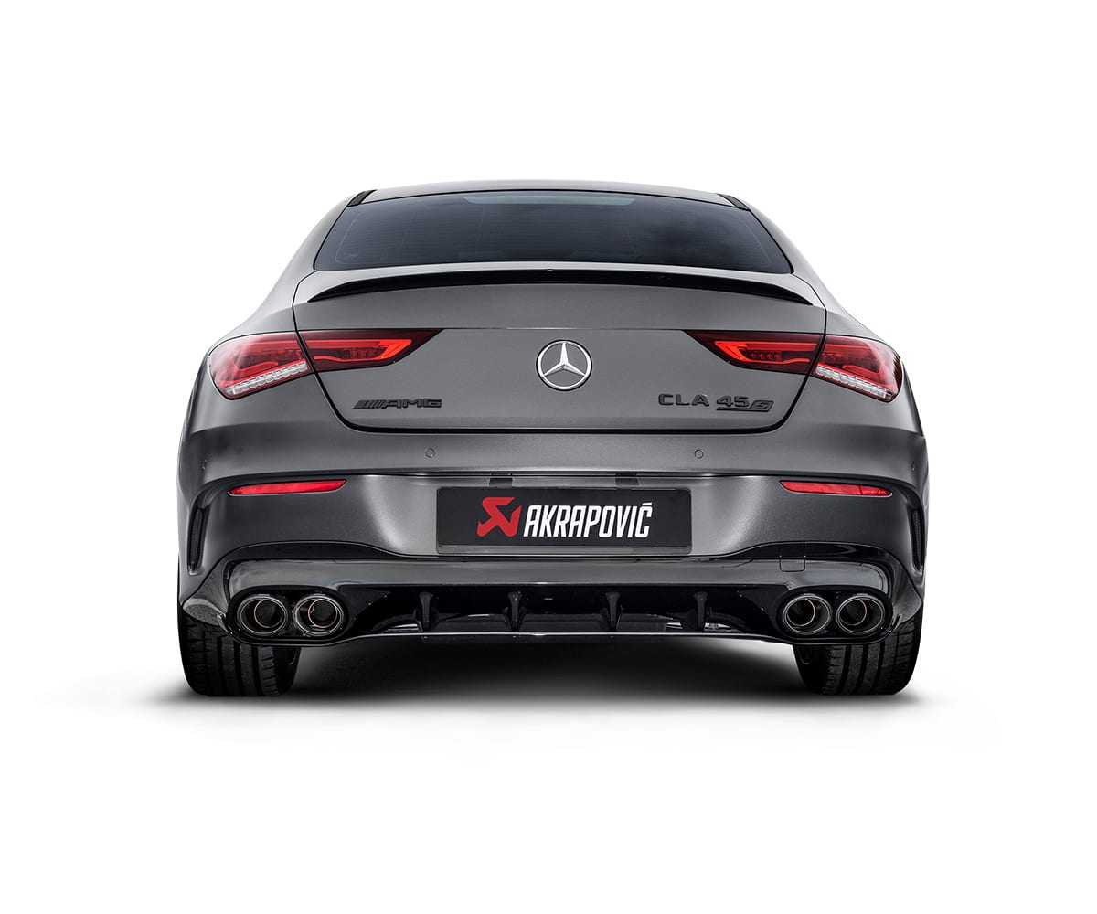 Akrapovič mercedes cla 45/cla 45 s amg (c118) 2020-2022 evolution exhaust system 2 Akrapovič mercedes cla 45/cla 45 s amg (c118) 2020-2022 evolution exhaust system - image 2