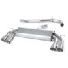 Milltek sport audi s3 8v 3dr non-valved race cat-back exhaust