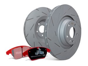 EBC Brakes Bundle - Rear 278mm USR Discs with Redstuff Pads - PD07KR211