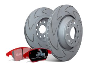 EBC Brakes Bundle - Front 340mm BSD Discs with Redstuff Pads - PD17KF079