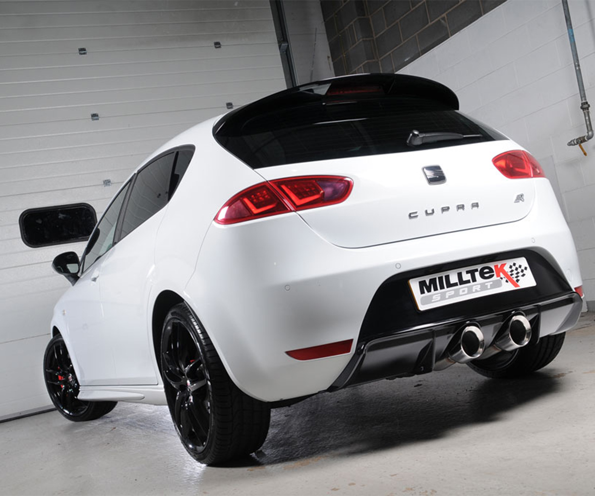 Milltek sport seat leon cupra r 2. 0tfsi cat-back exhaust system 8 Milltek sport seat leon cupra r 2. 0tfsi cat-back exhaust system - image 8