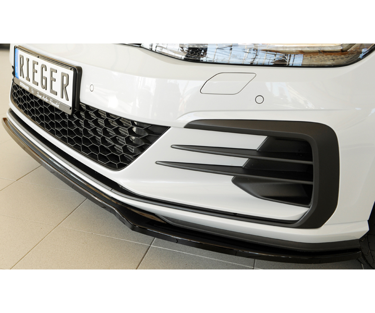 Rieger vw golf mk7. 5 gti & gtd front splitter - gloss black (2017+) - 00088148 3 Rieger vw golf mk7. 5 gti & gtd front splitter - gloss black (2017+) - 00088148 - image 3