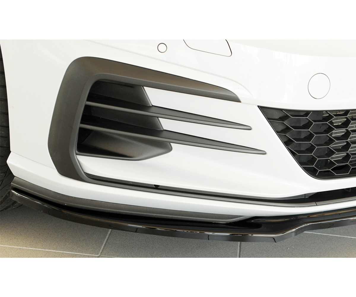 Rieger vw golf mk7. 5 gti & gtd front splitter - gloss black (2017+) - 00088148 4 Rieger vw golf mk7. 5 gti & gtd front splitter - gloss black (2017+) - 00088148 - image 4