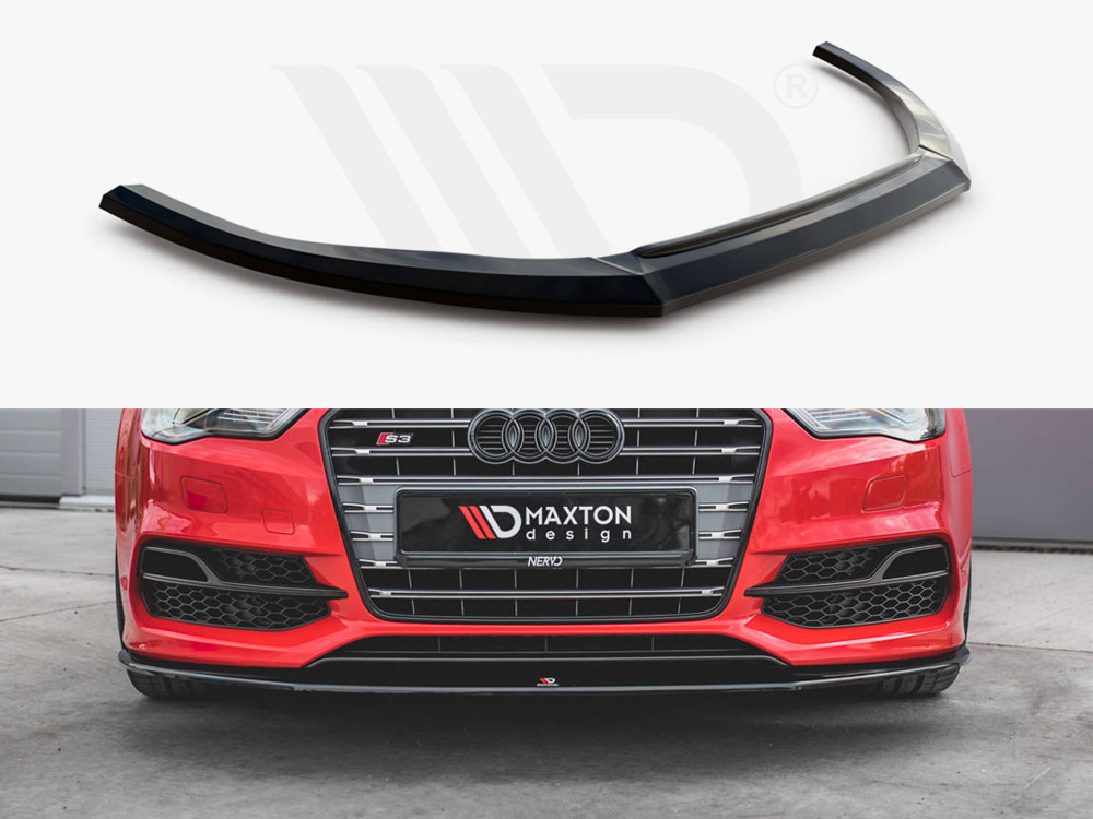 Maxton front splitter v1 audi s3/a3 s-line 8v saloon/cabrio (2013-2016) 1 Maxton front splitter v1 audi s3/a3 s-line 8v saloon/cabrio (2013-2016)