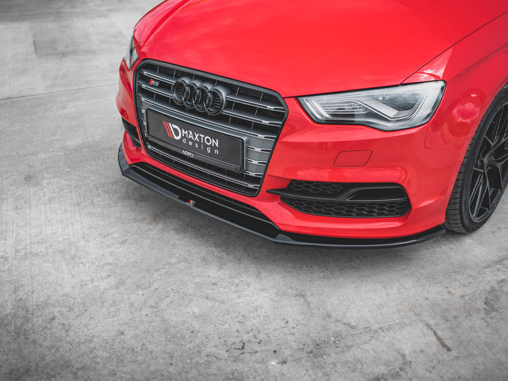 Maxton front splitter v1 audi s3/a3 s-line 8v saloon/cabrio (2013-2016) 3 Maxton front splitter v1 audi s3/a3 s-line 8v saloon/cabrio (2013-2016) - image 3