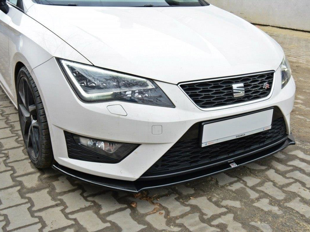 Maxton front splitter seat leon mk3 cupra/fr 1 Maxton front splitter seat leon mk3 cupra/fr