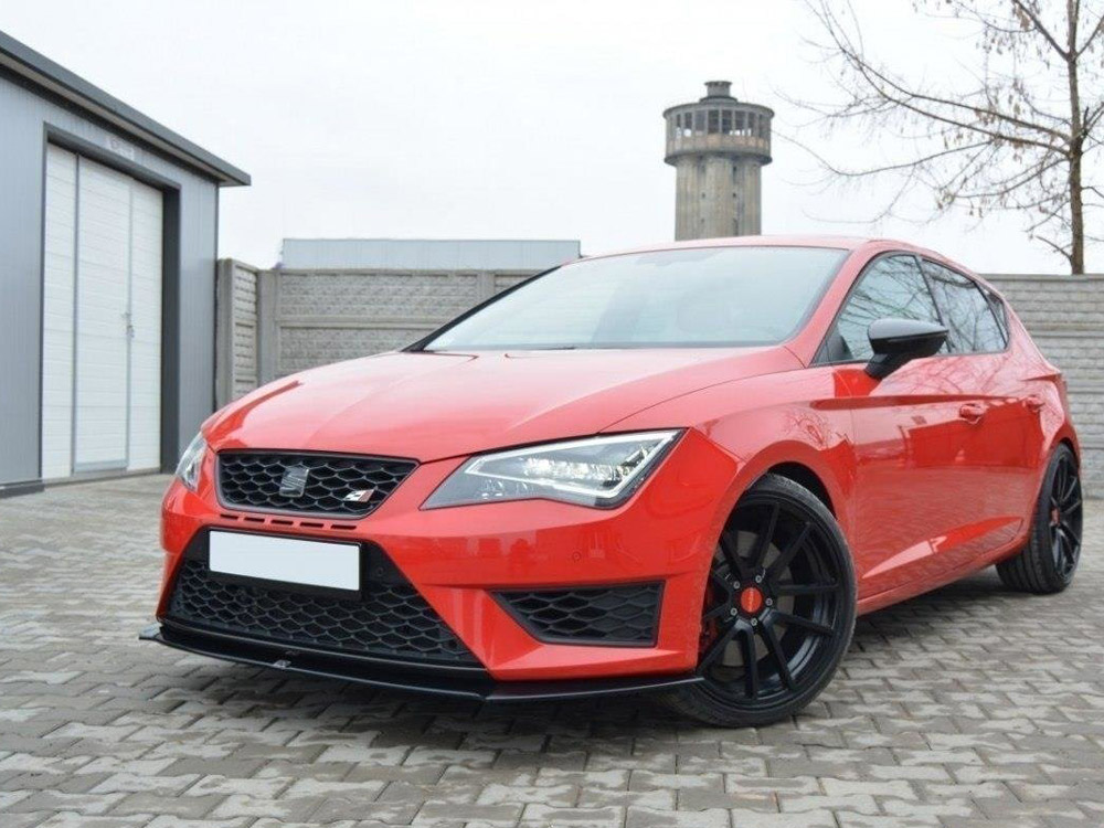 Maxton front splitter seat leon mk3 cupra/fr 2 Maxton front splitter seat leon mk3 cupra/fr - image 2