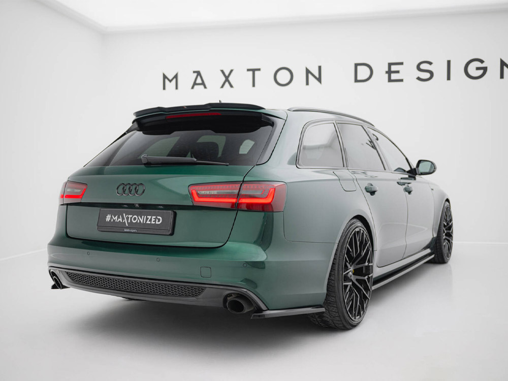 Maxton spoiler cap audi a6 c7 avant s-line / s6 c7 preface / facelift models 2 Maxton spoiler cap audi a6 c7 avant s-line / s6 c7 preface / facelift models - image 2