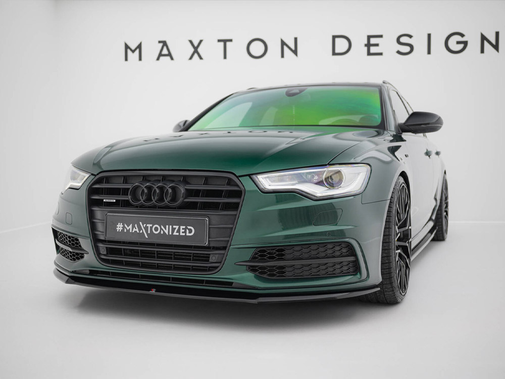 Maxton front splitter v2 audi s6 / a6 s-line c7 2 Maxton front splitter v2 audi s6 / a6 s-line c7 - image 2