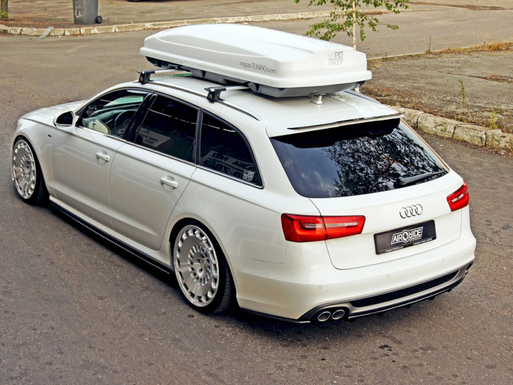 Maxton central rear splitter audi a6 c7 s-line avant (2011-2014) 2 Maxton central rear splitter audi a6 c7 s-line avant (2011-2014) - image 2