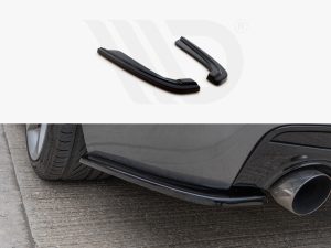 Maxton Rear Side Splitters BMW 5 Series F11 M-Pack (Fits Two Single Exhaust Ends)