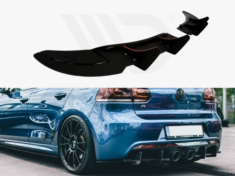Maxton rear splitter vw golf mk6 r (2008-2012) 1 Maxton rear splitter vw golf mk6 r (2008-2012)