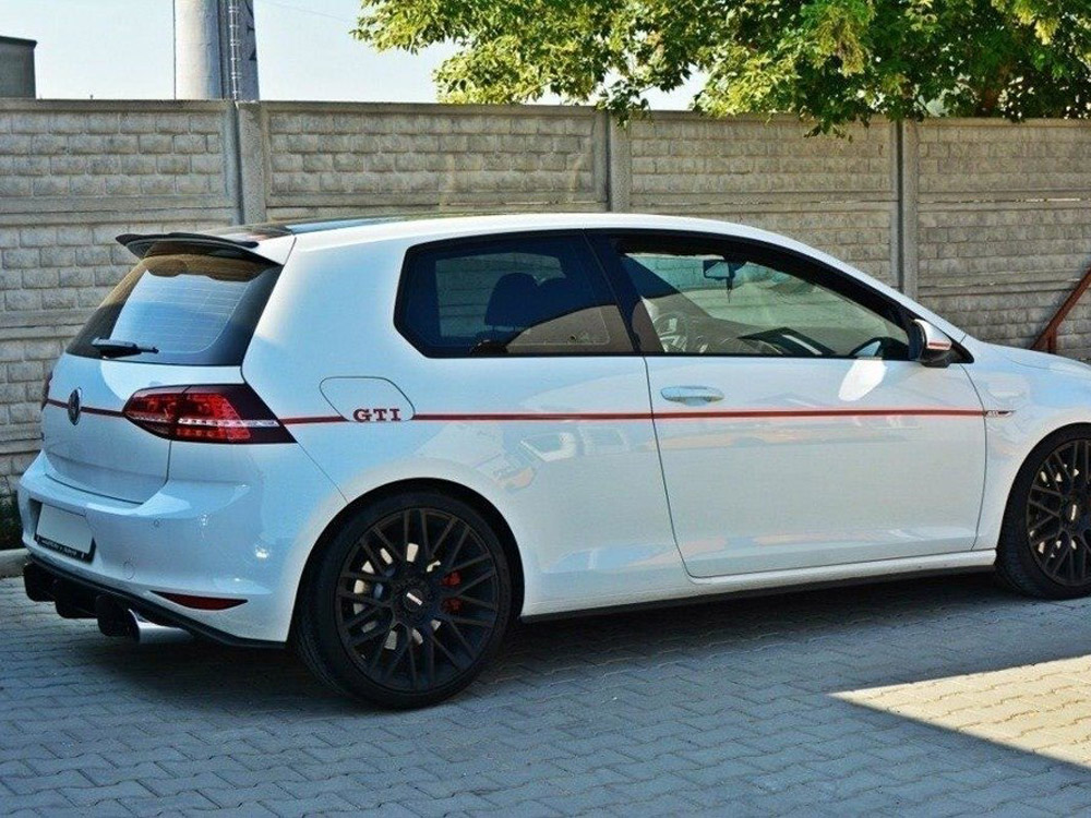 Maxton rear diffuser & rear side splitters for volkswagen golf mk7 gti 2 Maxton rear diffuser & rear side splitters for volkswagen golf mk7 gti - image 2