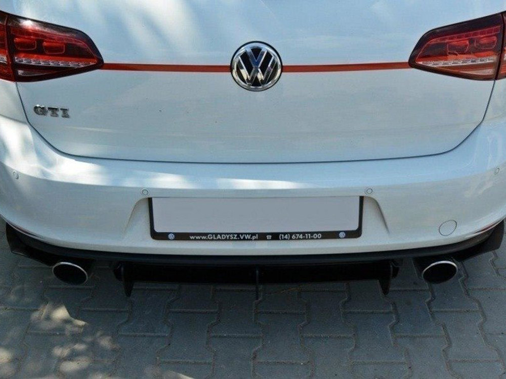 Maxton rear diffuser & rear side splitters for volkswagen golf mk7 gti 3 Maxton rear diffuser & rear side splitters for volkswagen golf mk7 gti - image 3