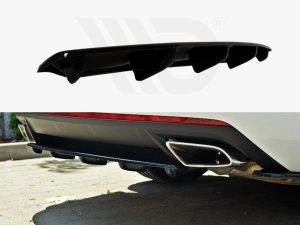 Maxton Central Rear Splitter Skoda Octavia VRS Mk3/Mk3.5 Hatchback/Estate