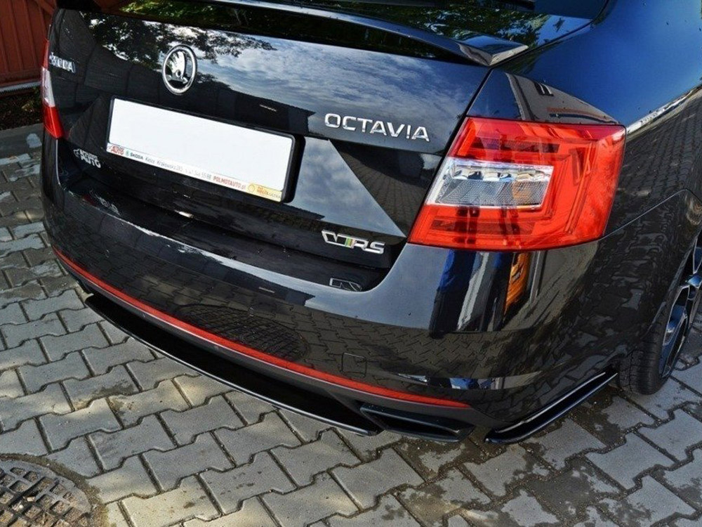Maxton central rear splitter skoda octavia vrs mk3/mk3. 5 hatchback/estate 4 Maxton central rear splitter skoda octavia vrs mk3/mk3. 5 hatchback/estate - image 4