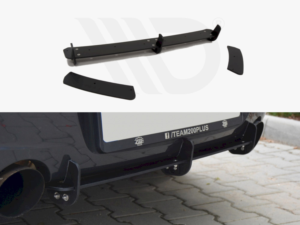 Maxton rear diffuser and rear side splitters bmw 1 series f20/f21 m-power (prefacelift models) 1 Maxton rear diffuser and rear side splitters bmw 1 series f20/f21 m-power (prefacelift models)